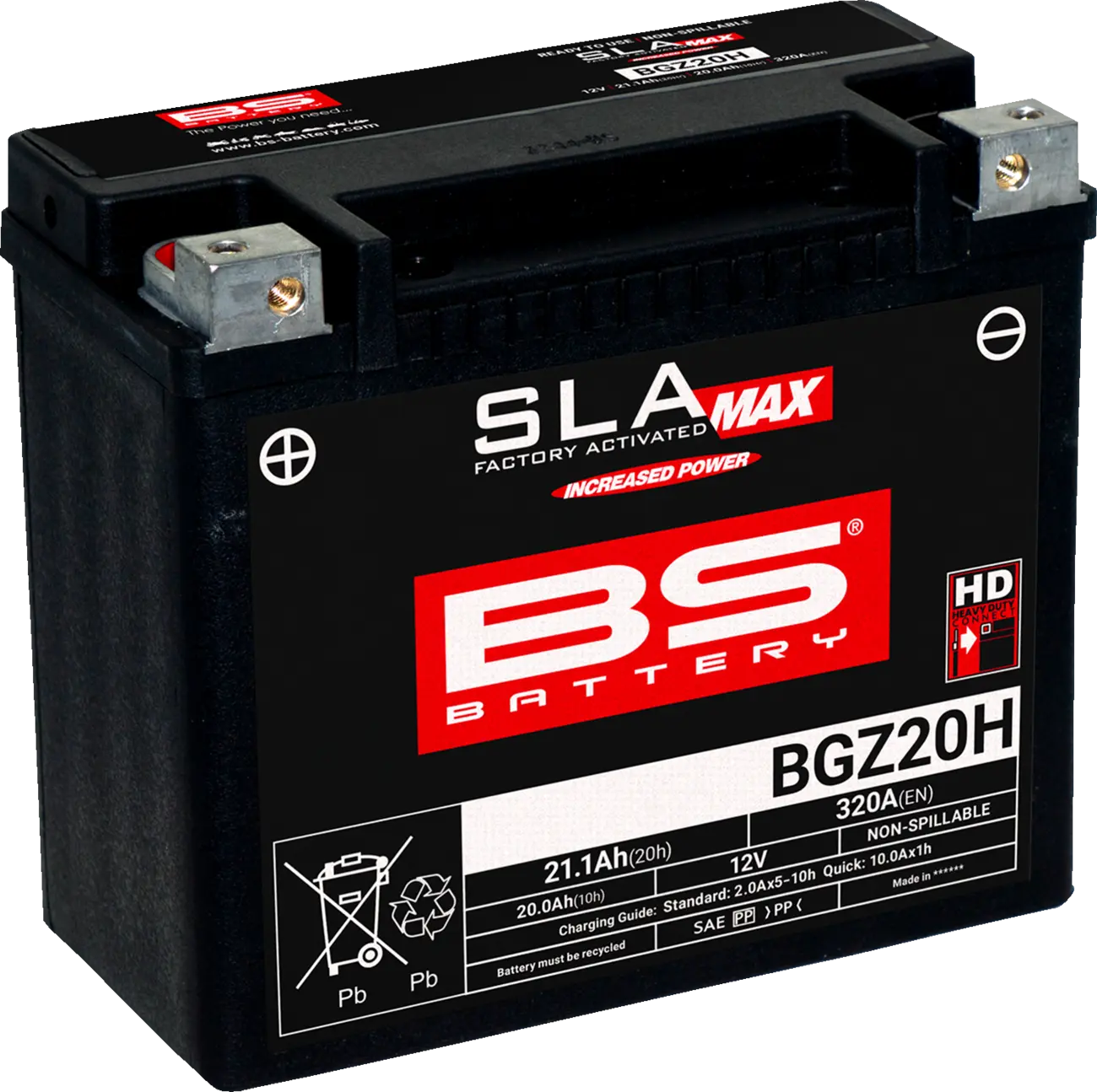 Bs Battery Sla Agm Battery - 12v 20ah