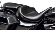 Le Pera Aviator Pillion Pad - Black Vinyl - For Harley Davidson