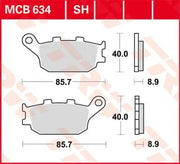 Trw Allround Sintermetall Bremsbeläge