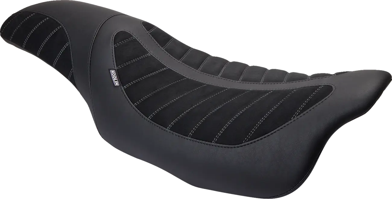 2-Up Mustang Kodlin Signature Seat - Alcantara - For Harley Davidson