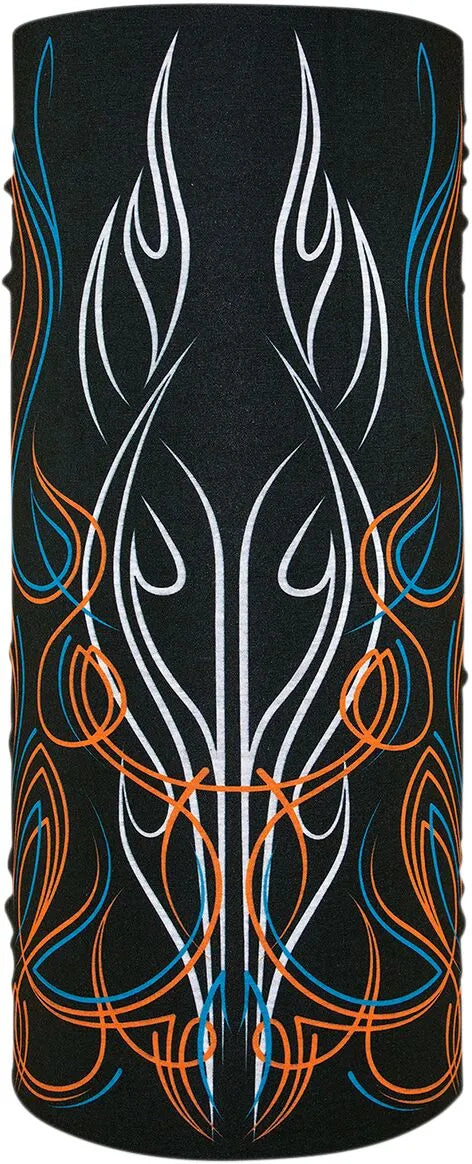 Zan Headgear Motley Tube Neck Tube Pinstripe Flame