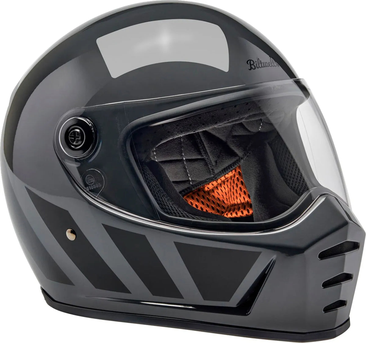 Biltwell Lane Splitter Helmet Gloss Storm Inertia