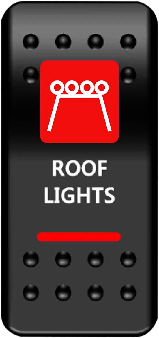 Moose Offroad Rocker Switch - Roof Light