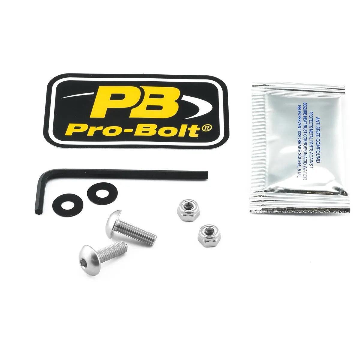 Pro Bolt Aluminium License Plate Bolt Kit