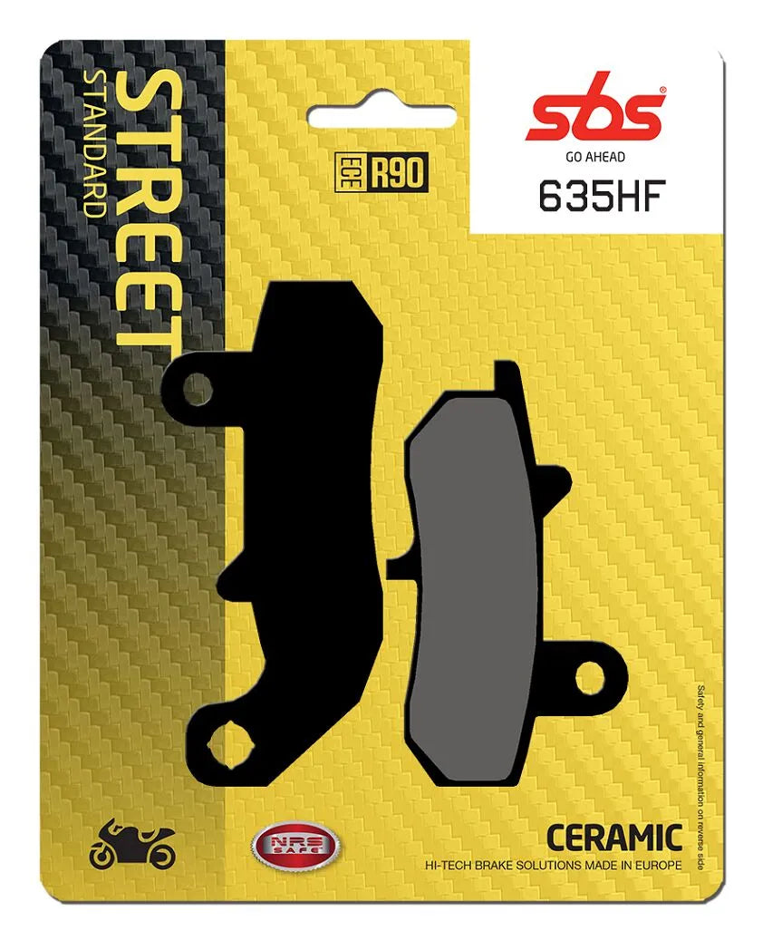 SBS HF Street Keramik Bremsbeläge - OE Ersatz - Hinten