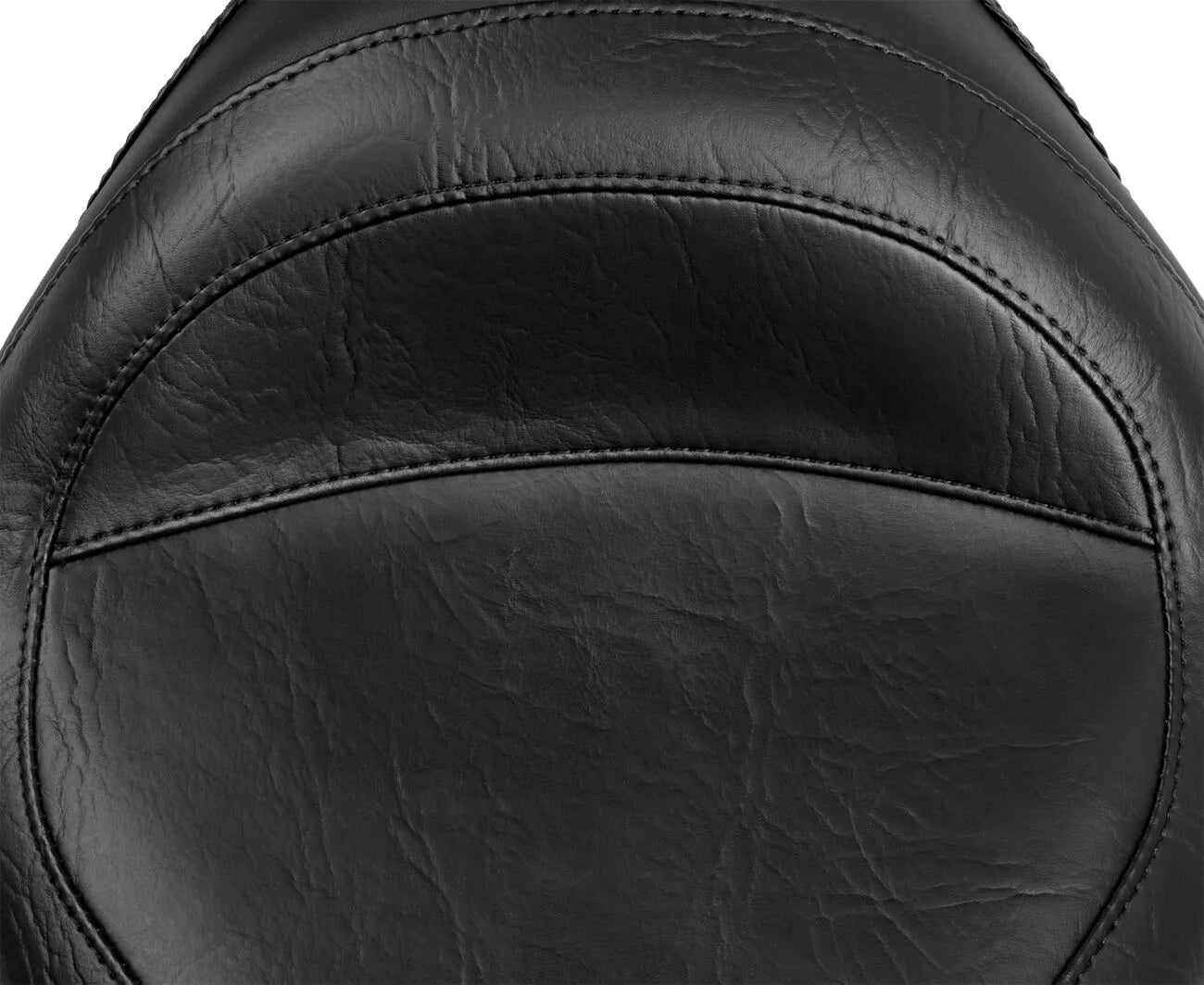 Mustang Solo Seat - Black Vinyl Comfort - For Harley Davidson