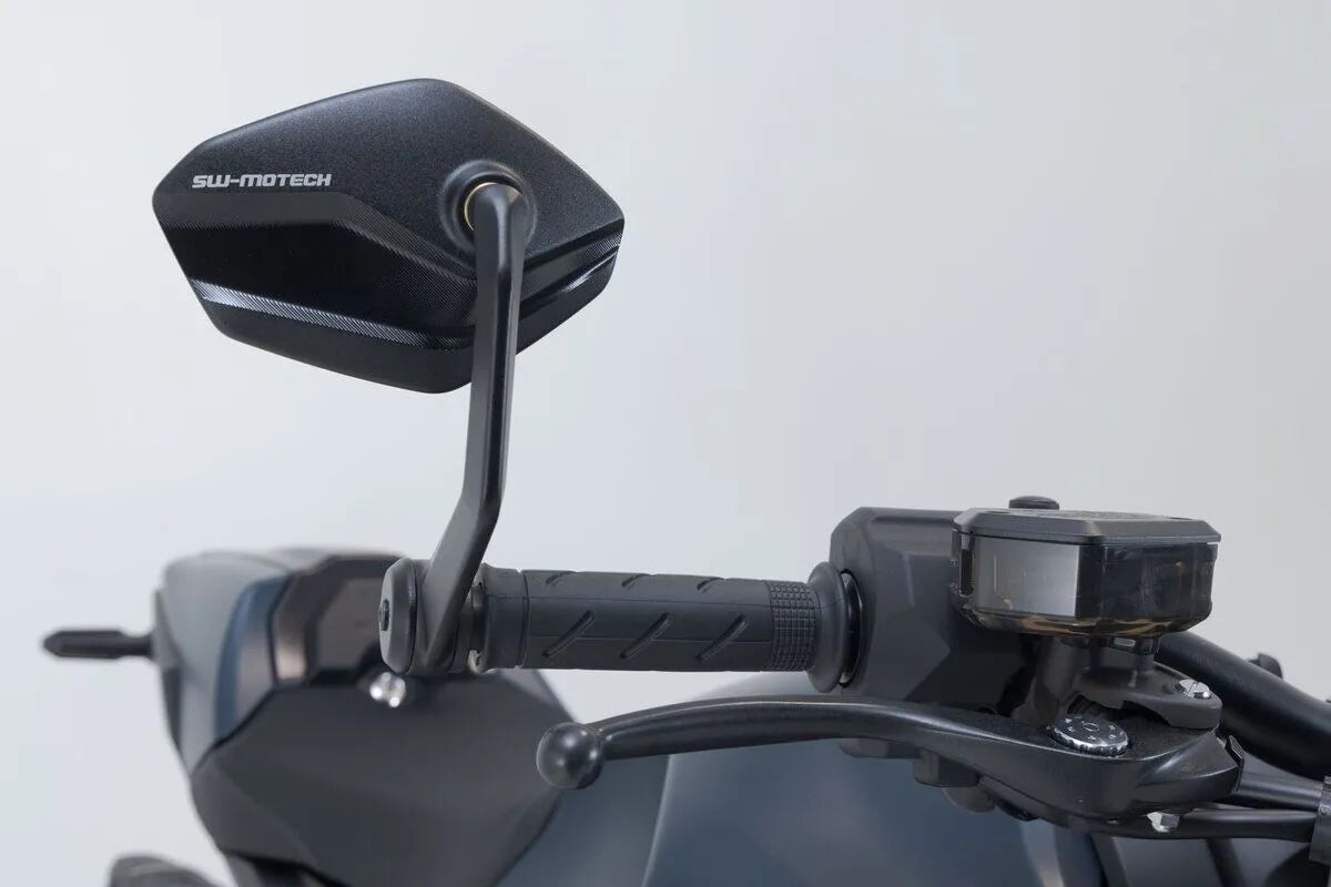 Sw-motech Bar End Mirrors - Black Aluminum