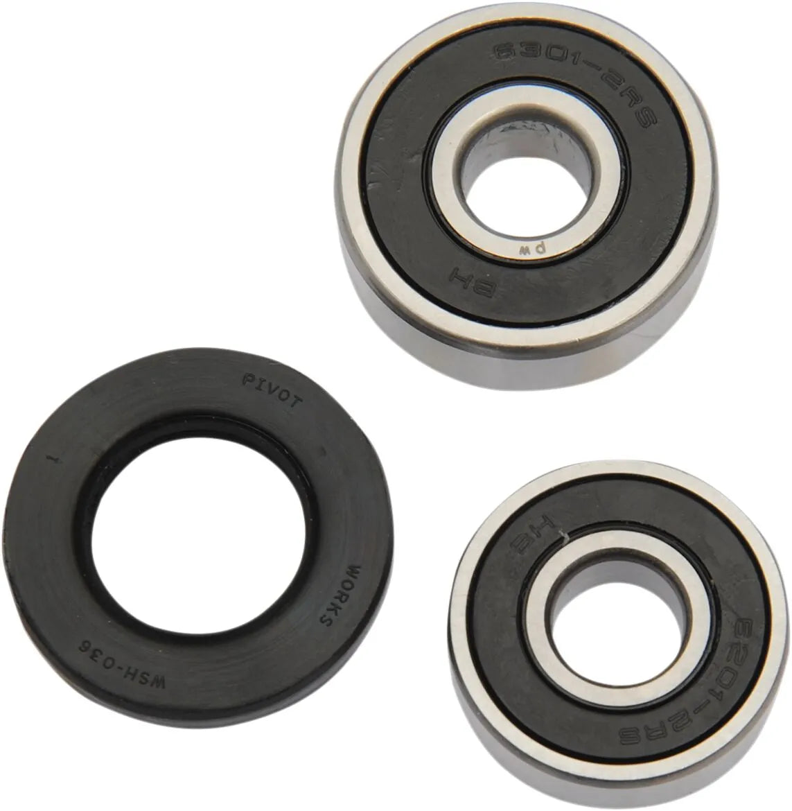 PIVOT WORKS Wheel Bearing and Seal Kit for Rear