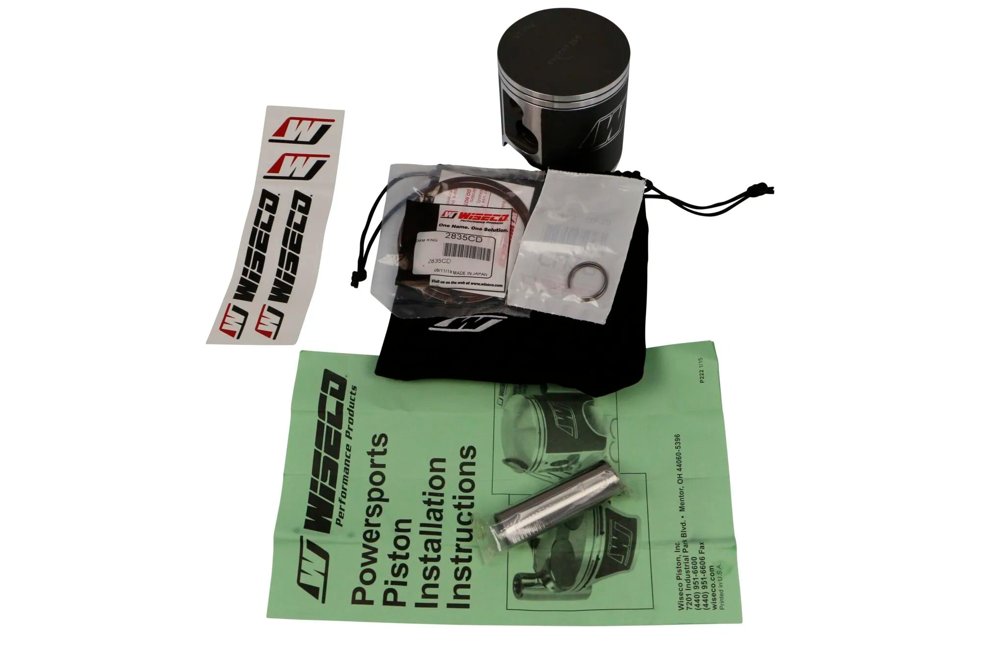 Wiseco Forged Piston Kit for 72.00mm Bore 300cc