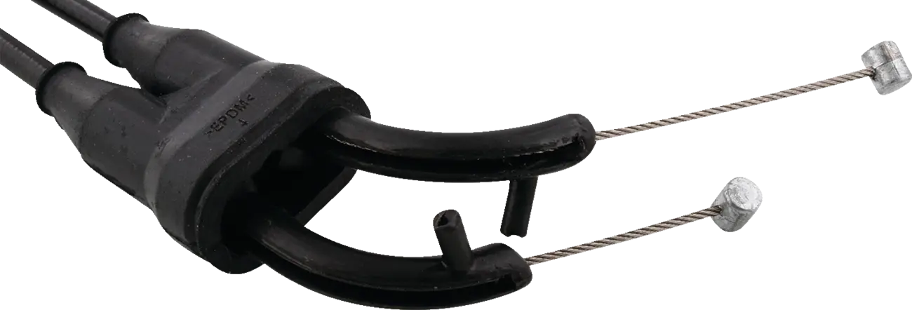 MOOSE OFFROAD HARD-PARTS Black Vinyl Throttle Cable