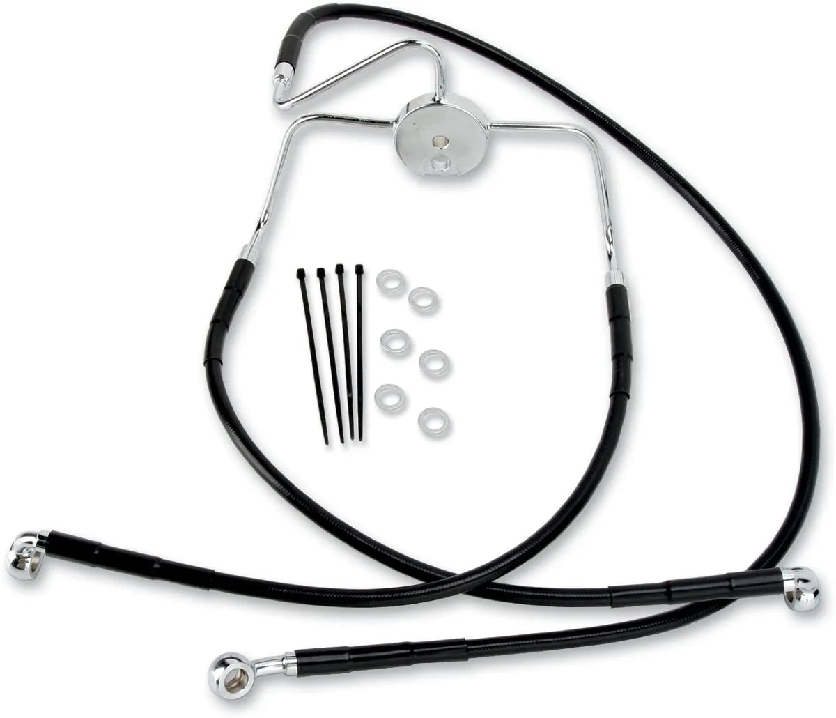 Drag Specialties Edelstahl Bremsleitungssatz