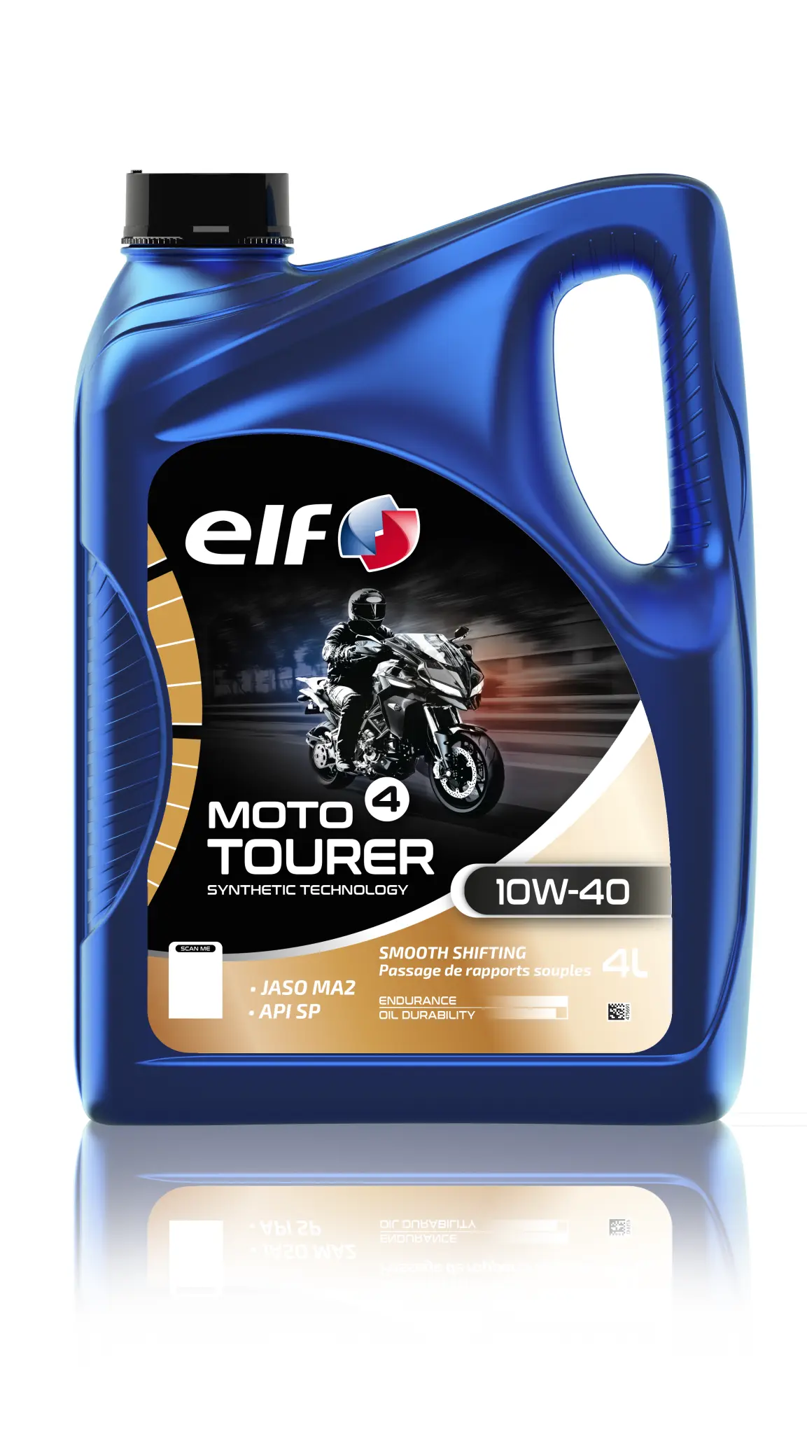 ELF Moto 4 Tourer 10W-40 4L Synthetic Engine Oil