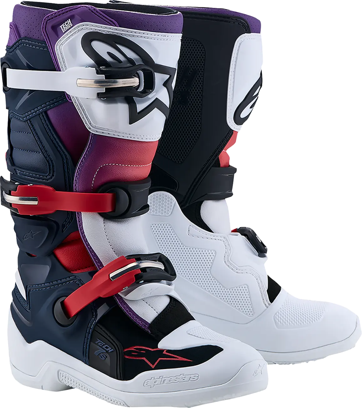 Alpinestars Tech 7S Youth Boots Dark Blue/White/Black