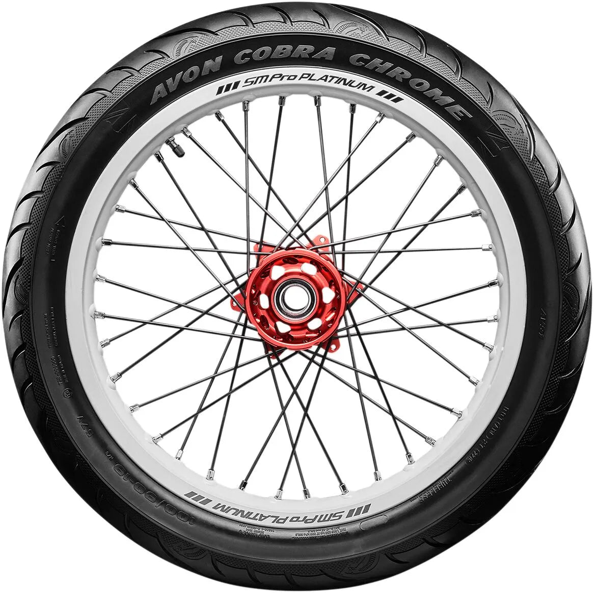 Avon Cobra Chrome Av91 Tire 120/70-21 Front