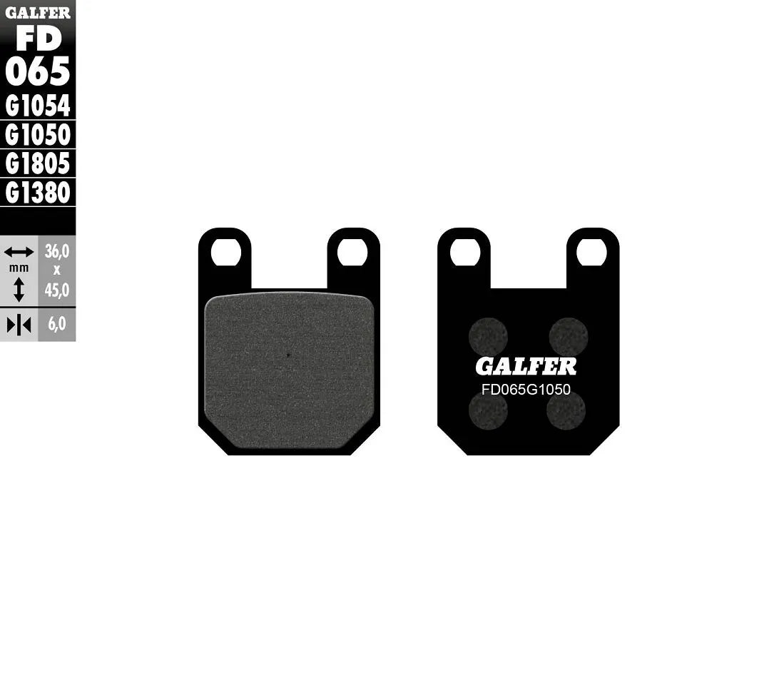 Galfer Semi-Metallic Bremsbeläge Für OEM-Ersatz - Vorne & Hinten