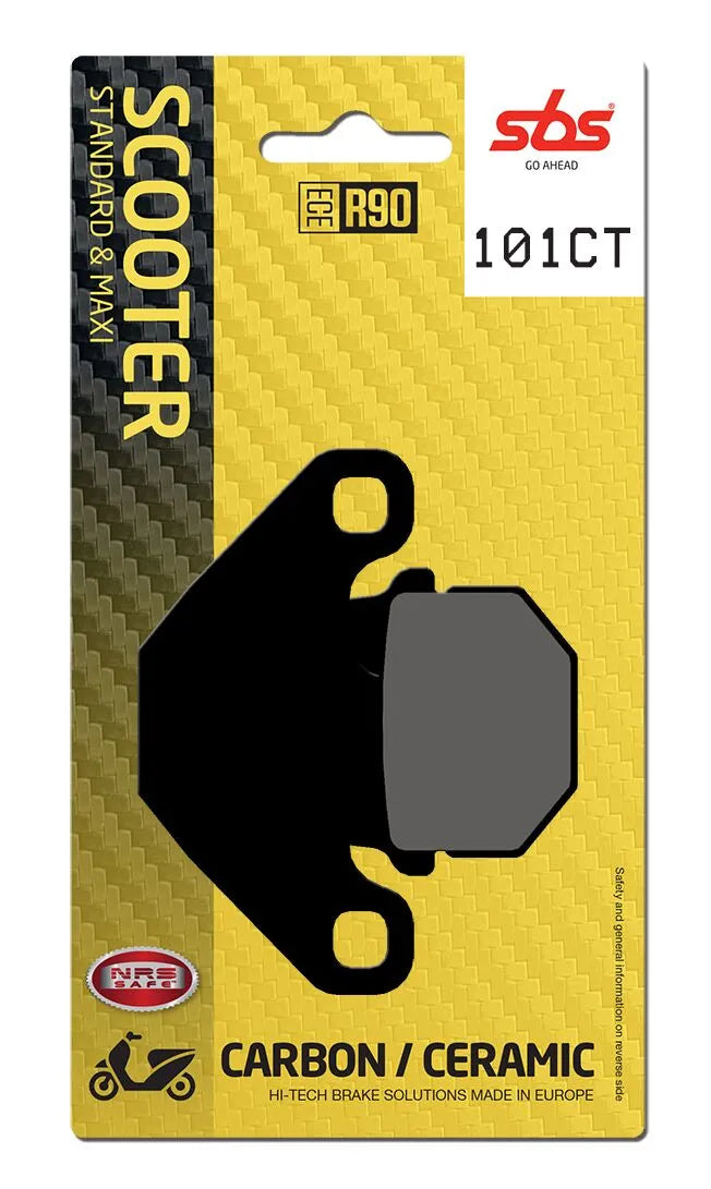 Sbs Ct Scooter Carbon Tech Organic Brake Pads - Front & Rear