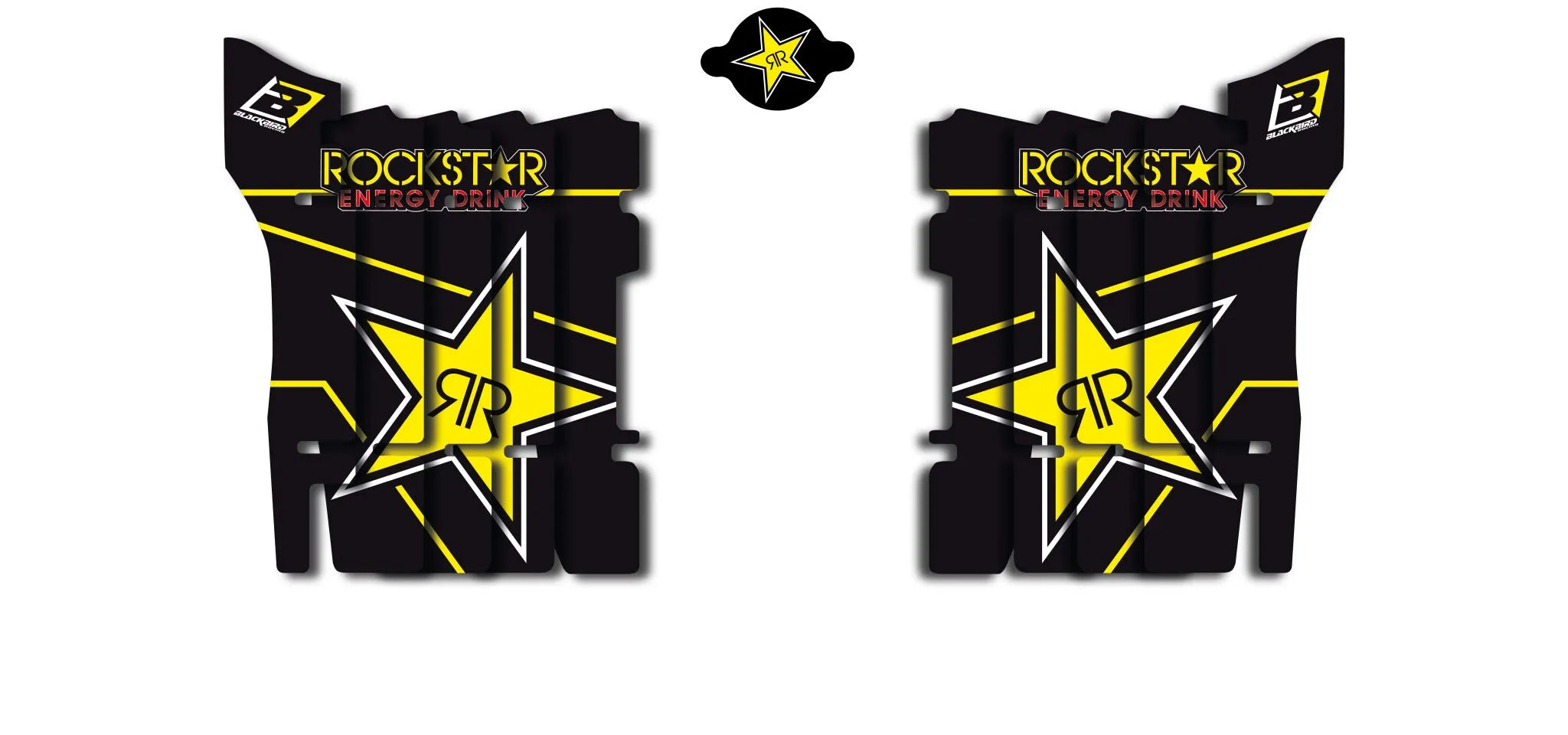 Blackbird Racing Rockstar Rad Louver Decals For Honda