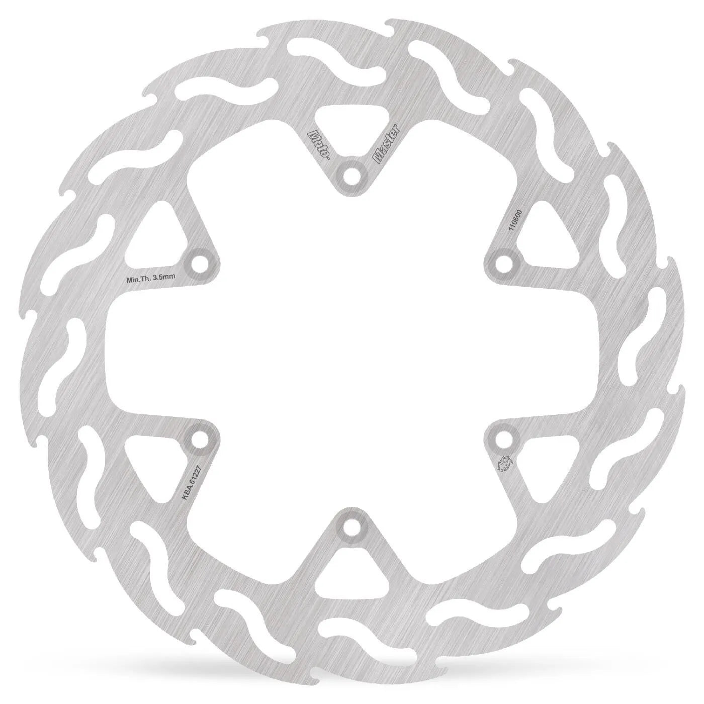 Moto-master Oversize Flame Brake Rotor Rear - Rear