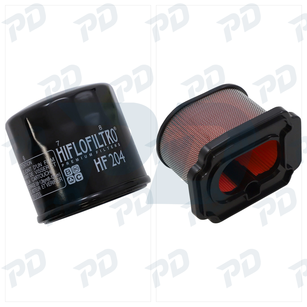 HIFLOFILTRO Service Kit with Oil Filter & Air Filter for Yamaha MT-07 2014-2024