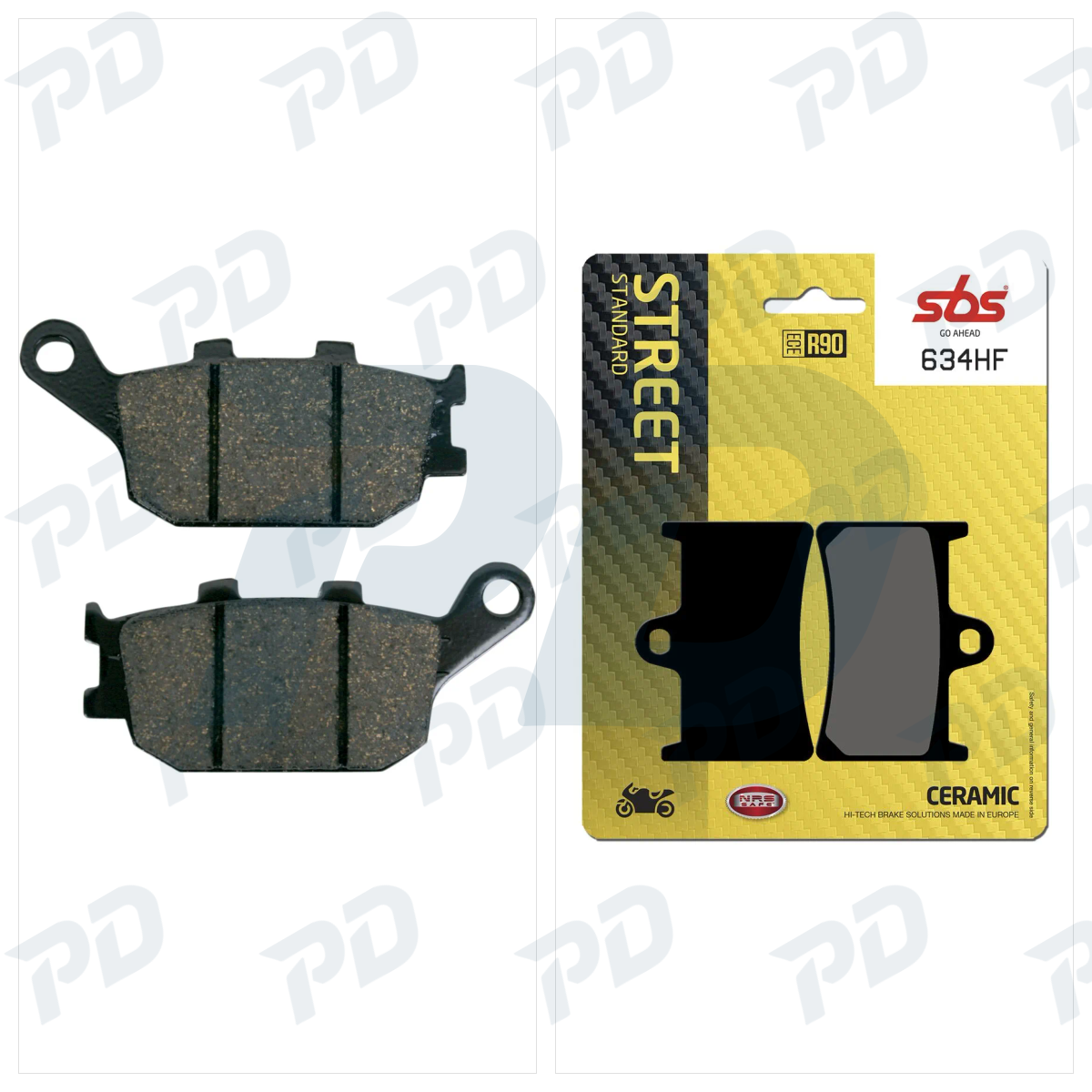 SBS Brake Pads Kit for Yamaha MT-09 2014-2022