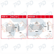 TRW Brake Pads Kit for BMW K 1200 1997-2000