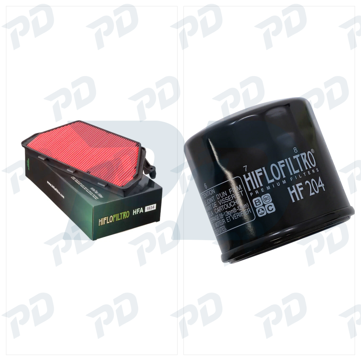 HIFLOFILTRO Service Kit with Air Filter & Oil Filter for Honda CBR 1000 RR 2017-2023