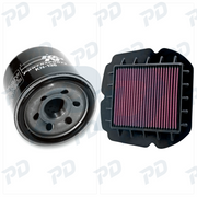 K & N Service Kit with Oil Filter & Air Filter for Suzuki SV 650 1999-2024