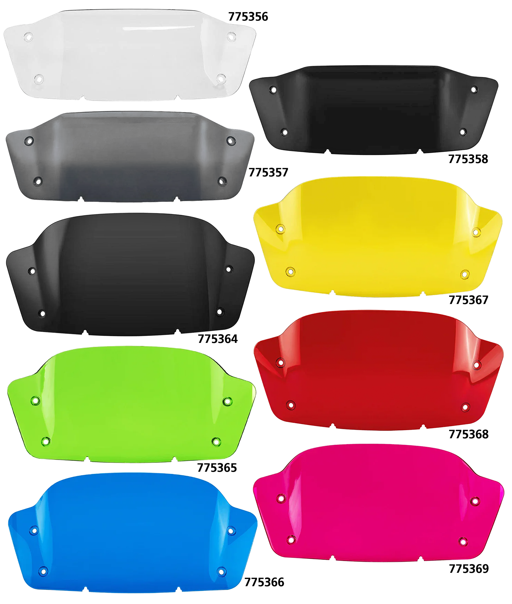 Zodiac Windshield for Batwing Fairings 2023 to Present