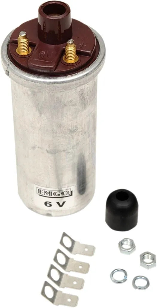 Emgo 6v Ignition Coil - Universal Motorcycle Part