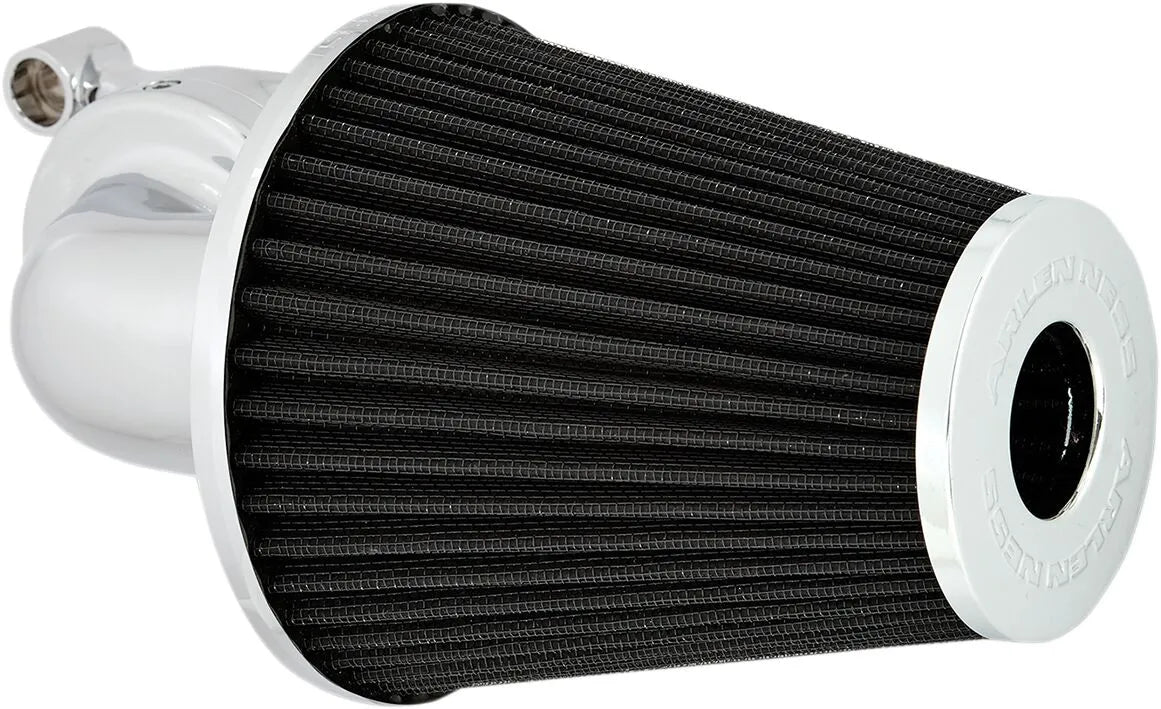 Arlen Ness Monster Sucker Chrome Air Cleaner Kit for HD 2017-2024