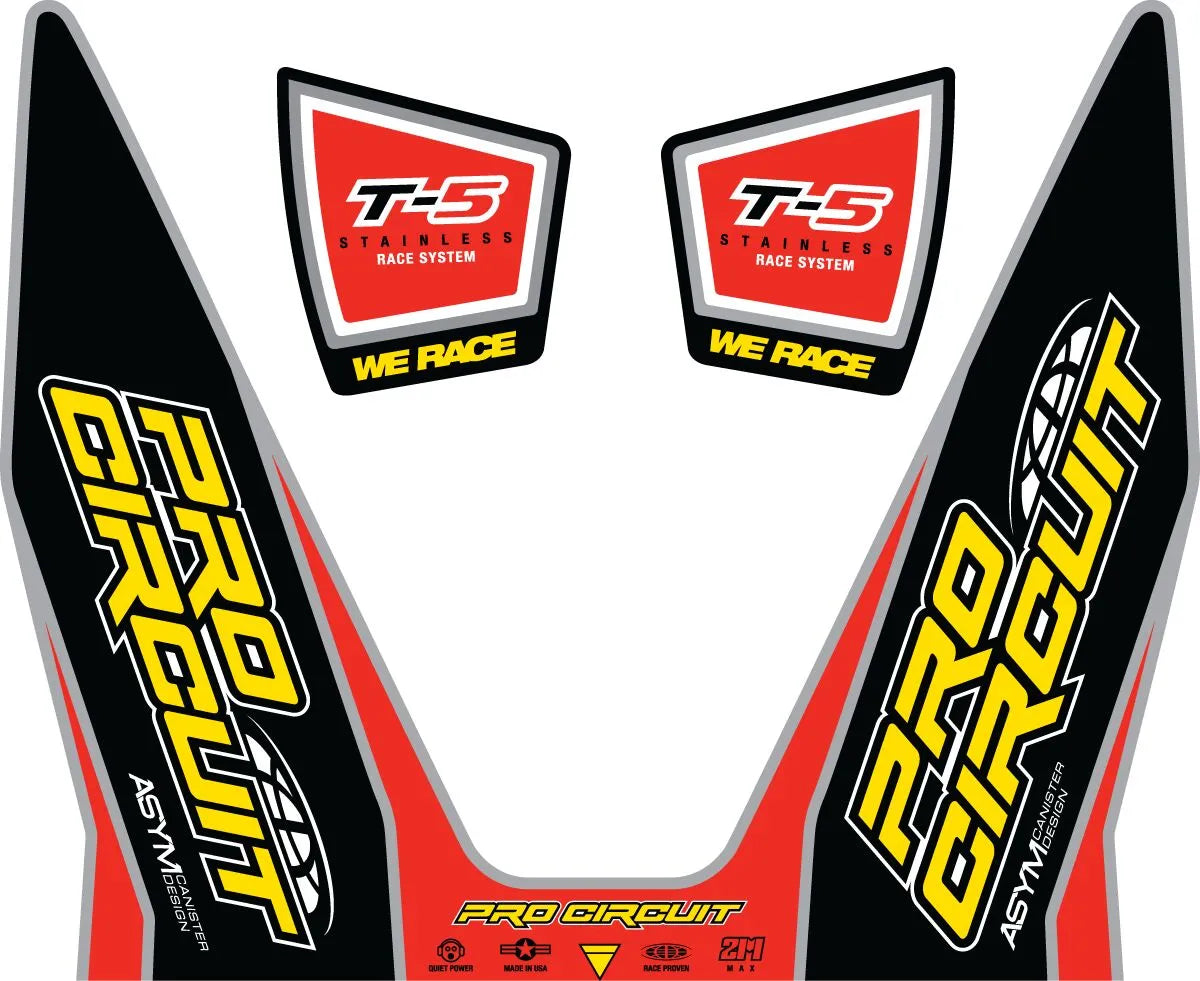 Pro Circuit Auspuff Aufkleber
