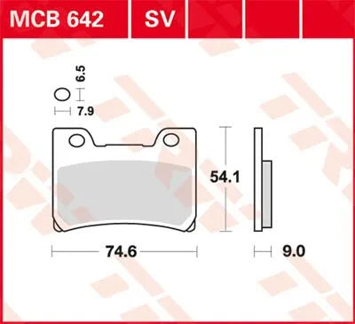 Trw Sv Series Sintermetall Bremsbeläge - Vorne