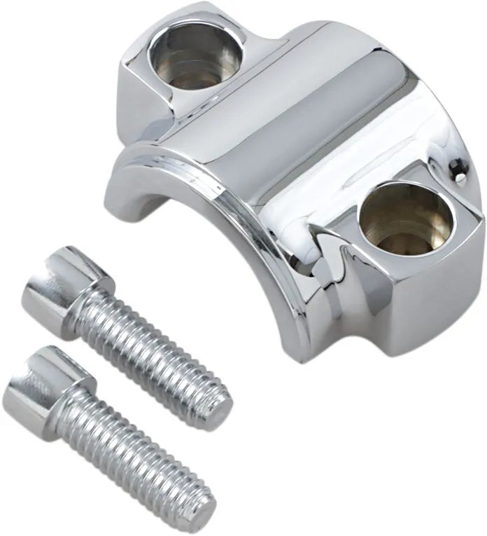 Klock Werks Lower Fork Leg Axle Caps - Chrome