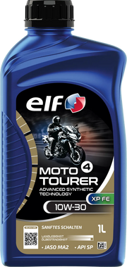 ELF Moto 4 Tourer XP FE 10W-30 Advanced Synthetic Engine Oil 1L