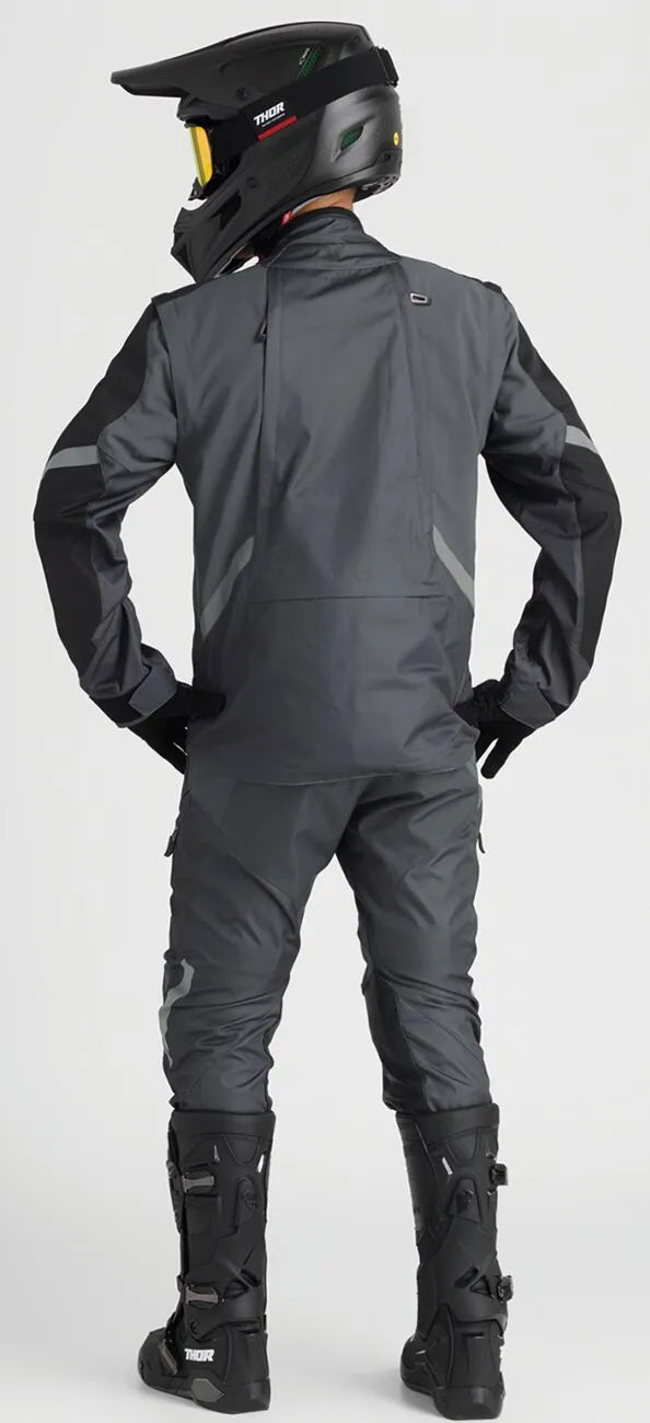 Thor Terrain In-the-boot Dual Sport Pants - Black/Light Gray/Charcoal Gray