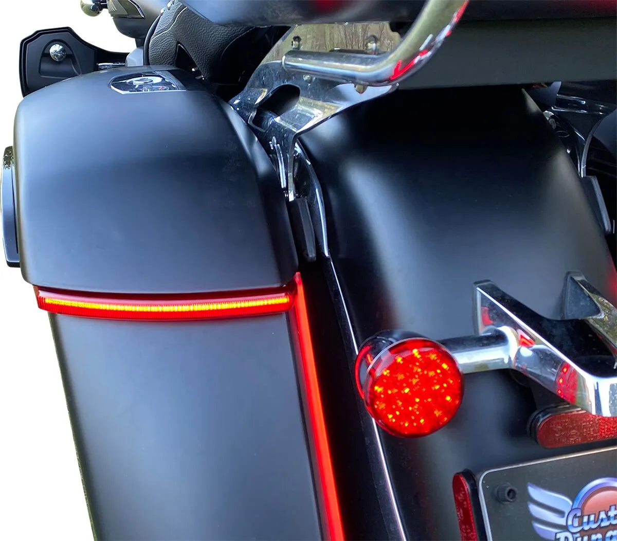 Custom Dynamics Led Saddle Bag Lights - Red