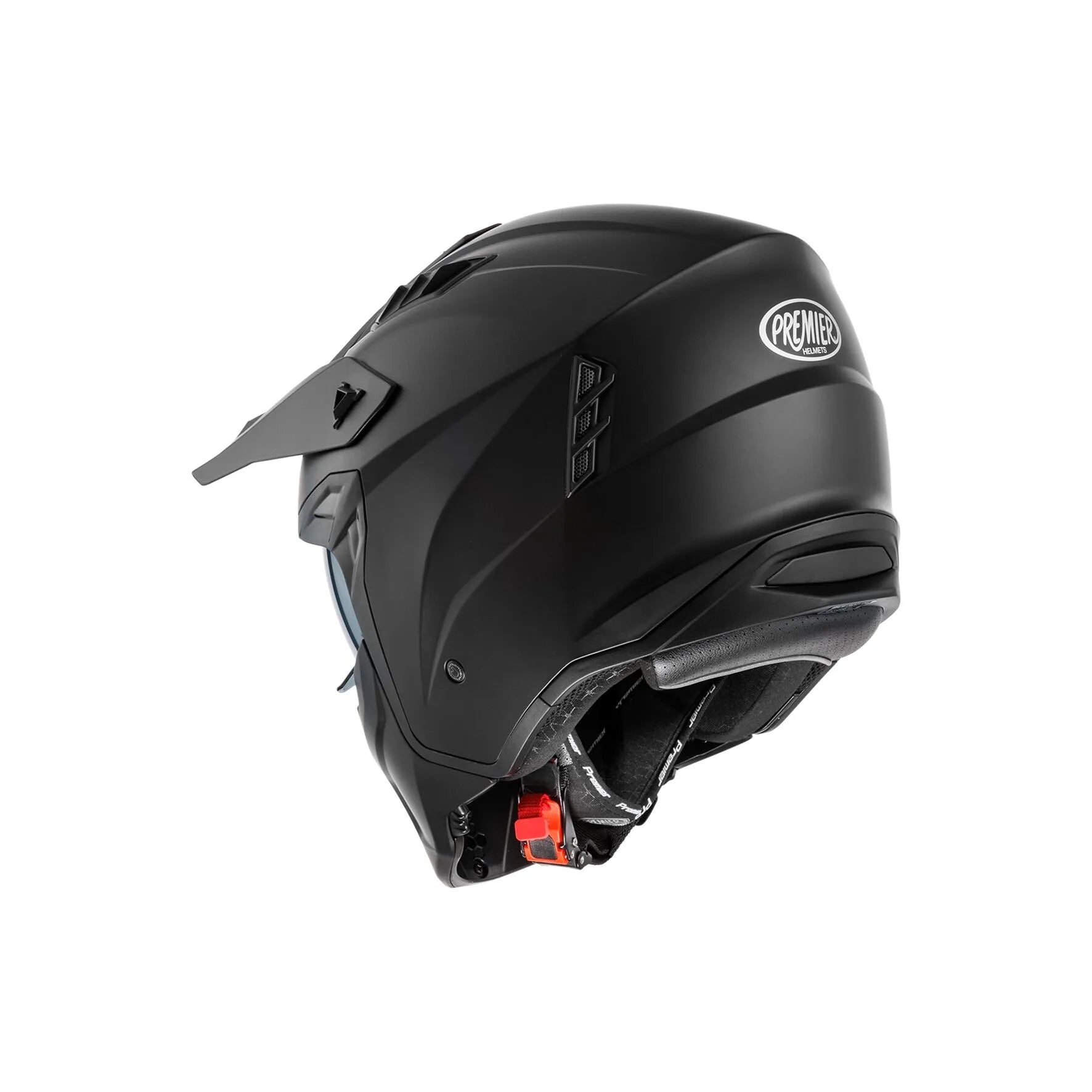 Premier Helmets Subverter Dual Sport Helmet Matte Black