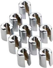 K&L SUPPLY Chrome/Zinc Spoke Wheel Weights for Motorcycles