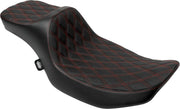 2-Up Drag Specialties Extended Reach Seat - For Harley Davidson