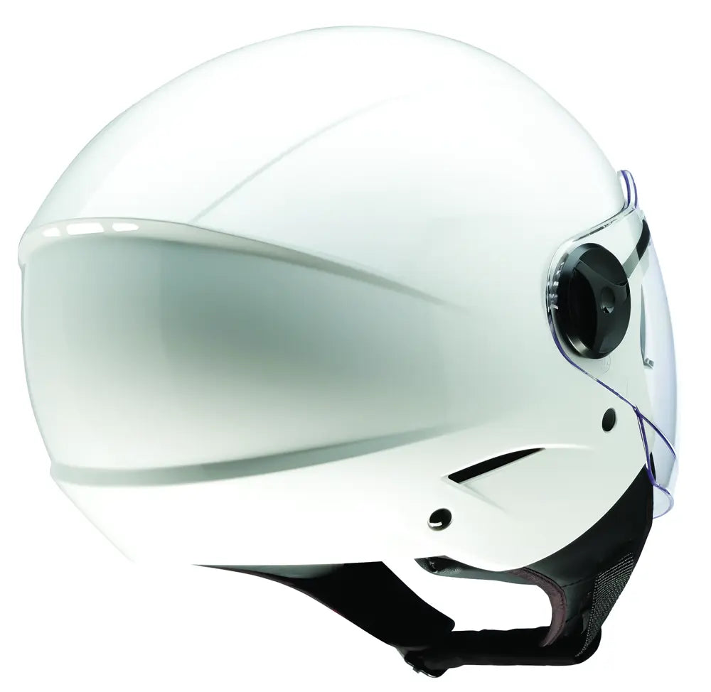 Z1R Scuzzi Open-Face Helmet ECE 22.06 White