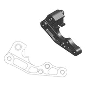 Moto-master Versatzhalter für Oem Bremssattel