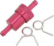 Emgo Anodized Aluminum Fuel Filter For 5/16" Fuel Line