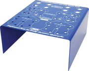 Jims Hardware Organizer M8 Blue Powder-Coated for Milwaukee Eight