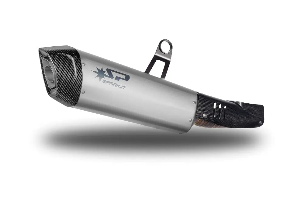 Spark Fighter Slip-On Auspuff mit Titankörper - ECE Straßenzulassung