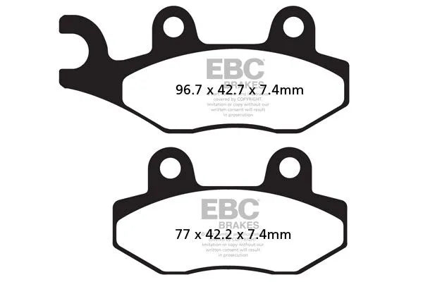 Ebc Sport Carbon "X" Brake Pads - Front & Rear