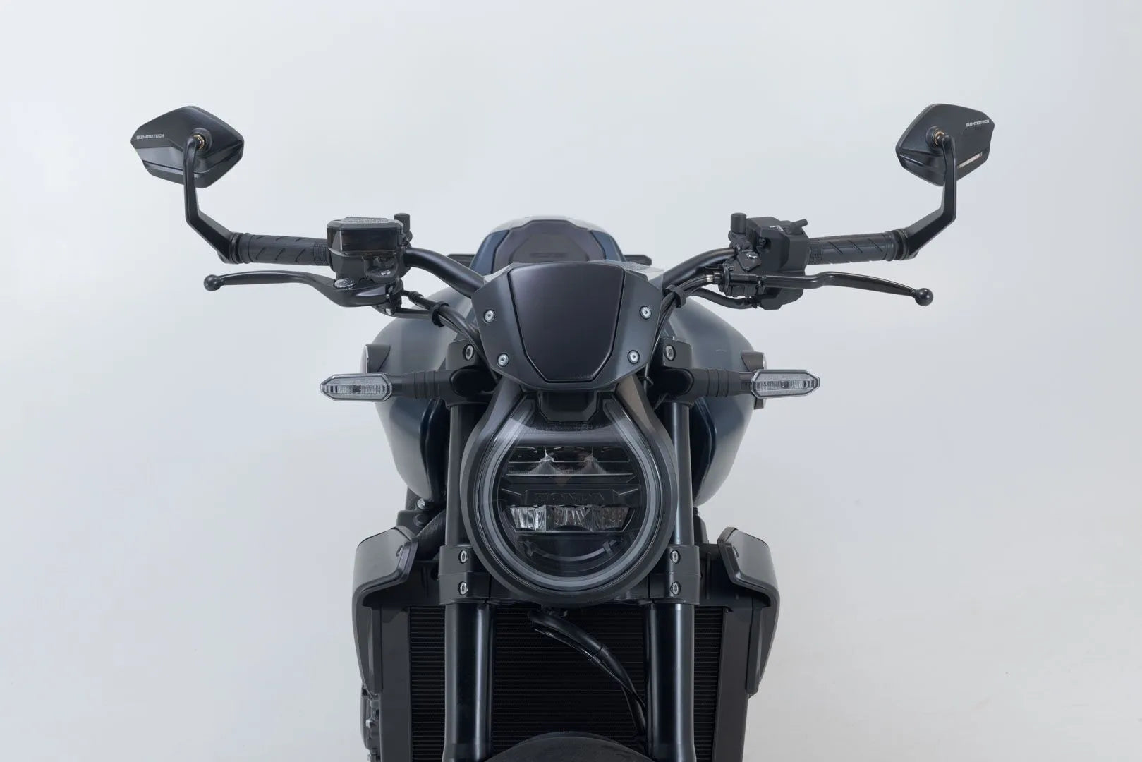 Sw-motech Bar End Mirrors - Black Aluminum