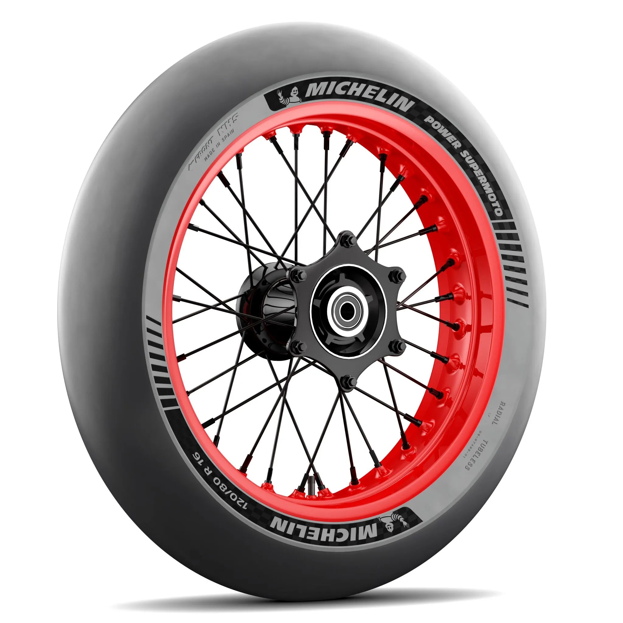 Michelin Power Supermoto Slick Tire - 120/75r16.5