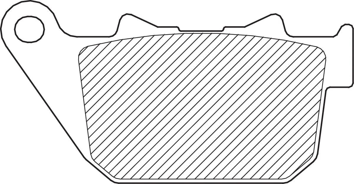 Drag Specialties Sintermetall Bremsbeläge Für Harley-Davidson - Hinten