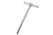 Bikeservice T-Handle Hex Wrench 14mm Silver 340mm Length