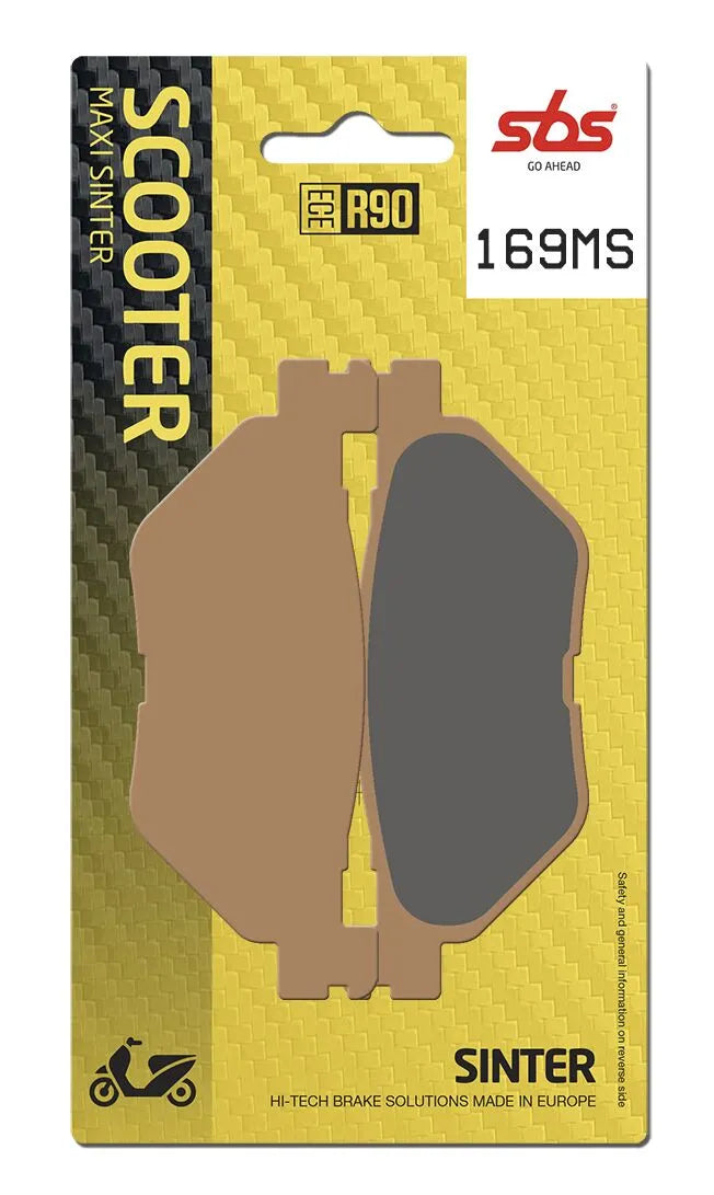 SBS MS Scooter Maxi Sintered Brake Pads - Rear